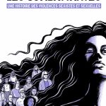 couverture de la BD les combattantes montrant, dans la chevelure d'une personne, d'autres personnes.